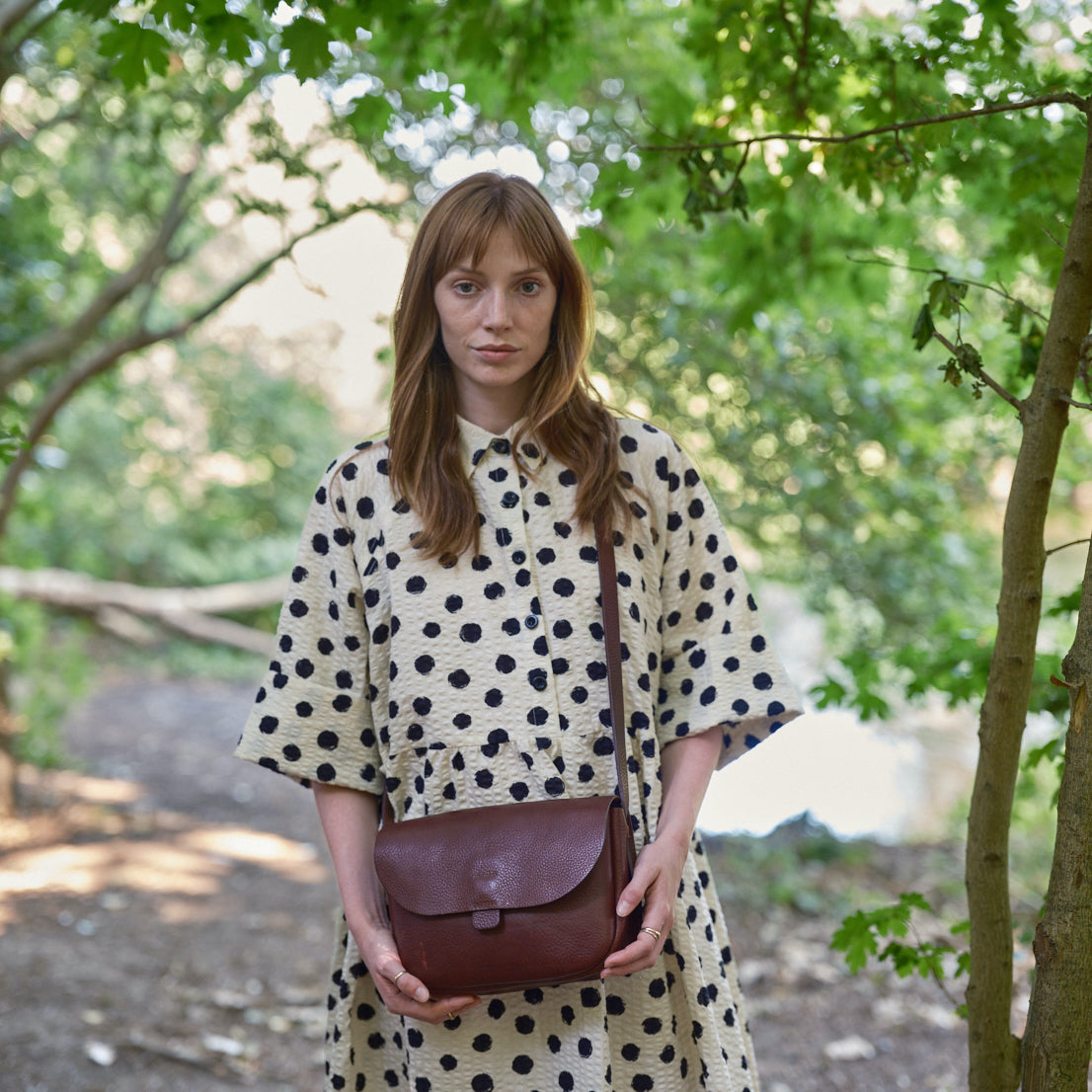 Chestnut Midi Orbed Tab Bag – Kate Sheridan