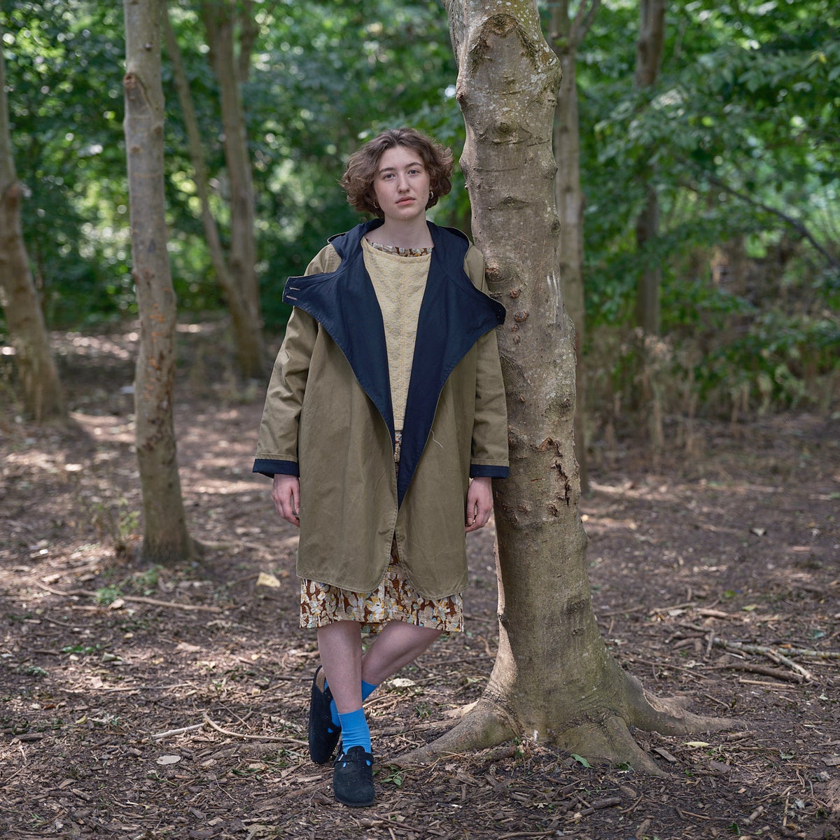 Sand & Black Batwing Coat – Kate Sheridan