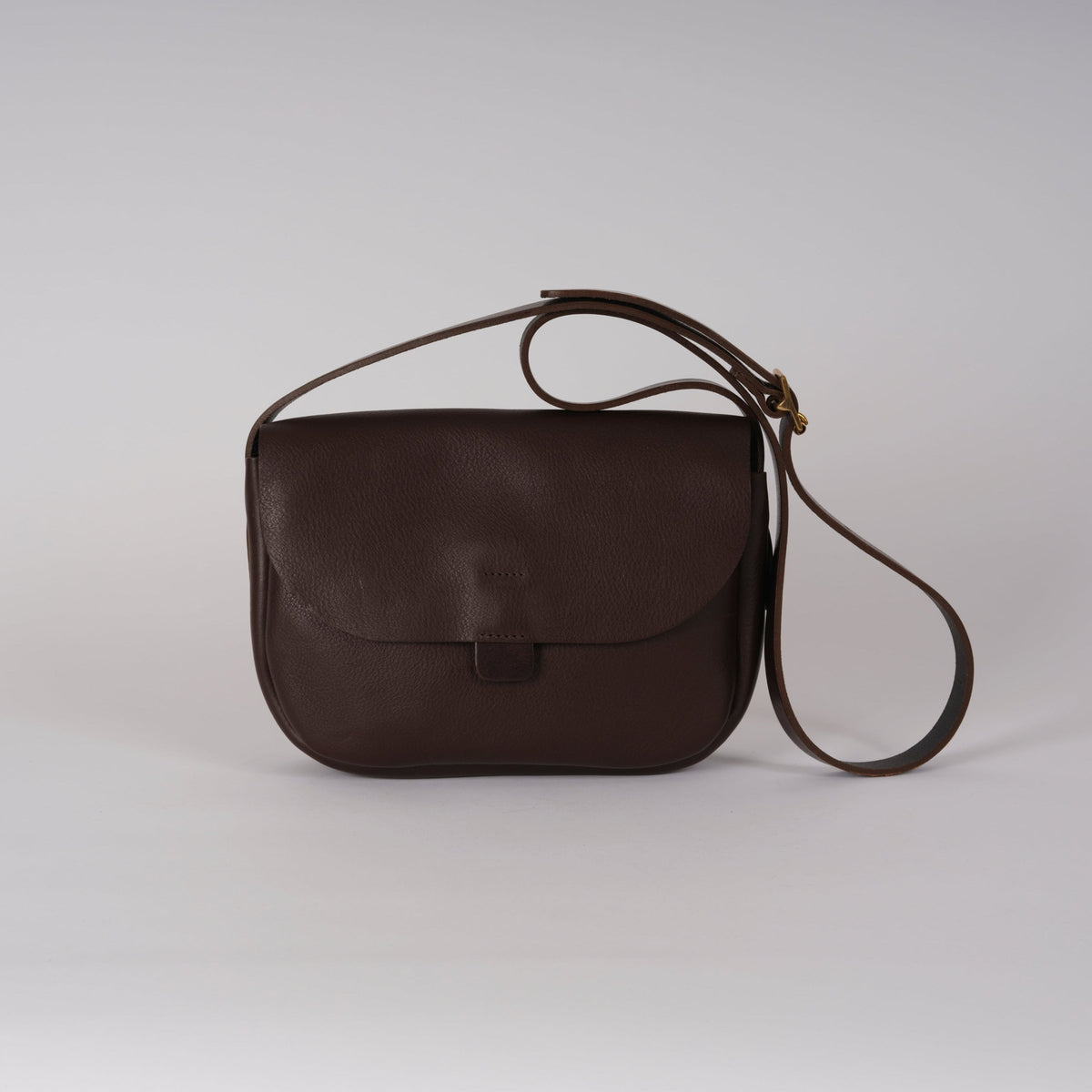 Chocolate Midi Orbed Tab Bag – Kate Sheridan