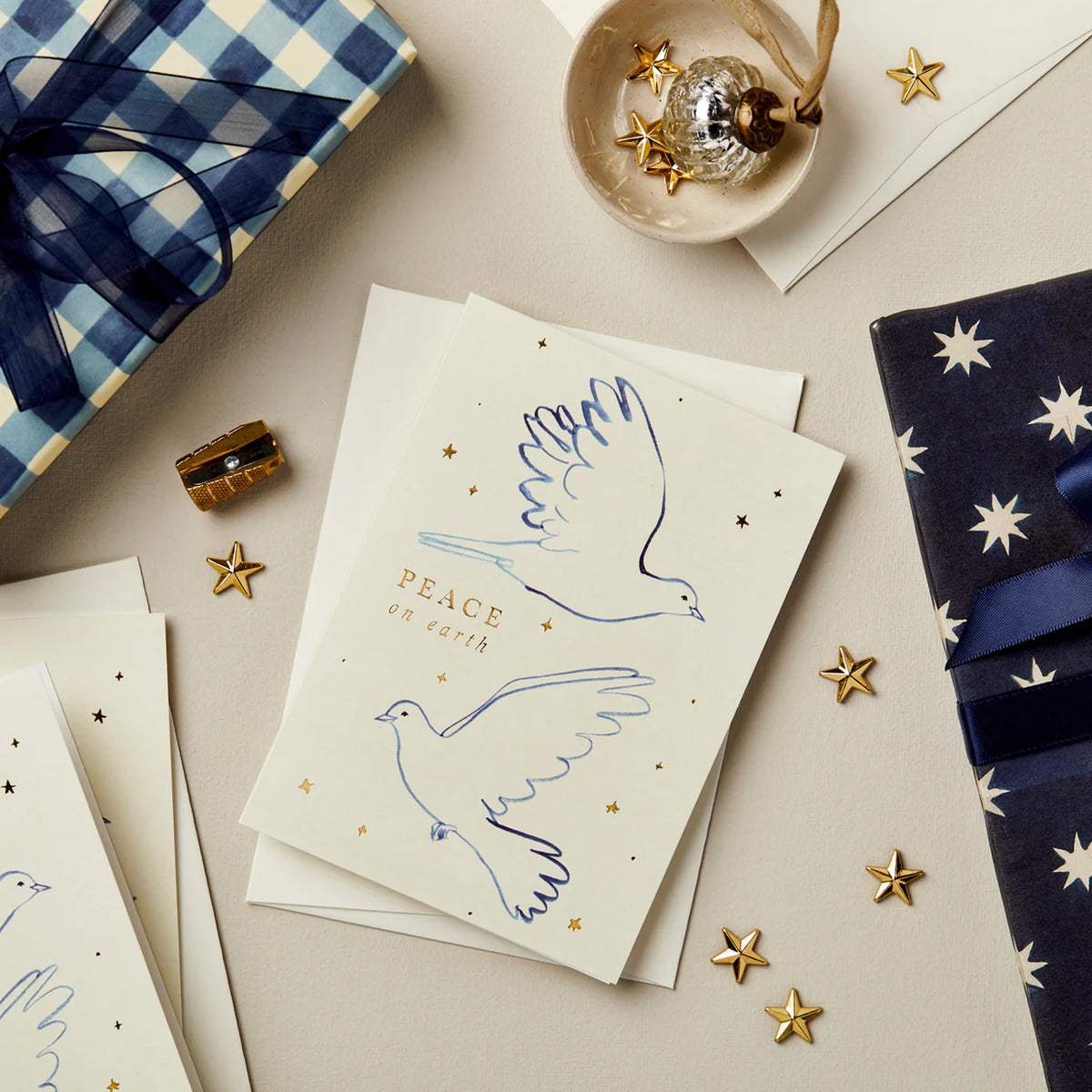 Doves Peace On Earth card – Kate Sheridan