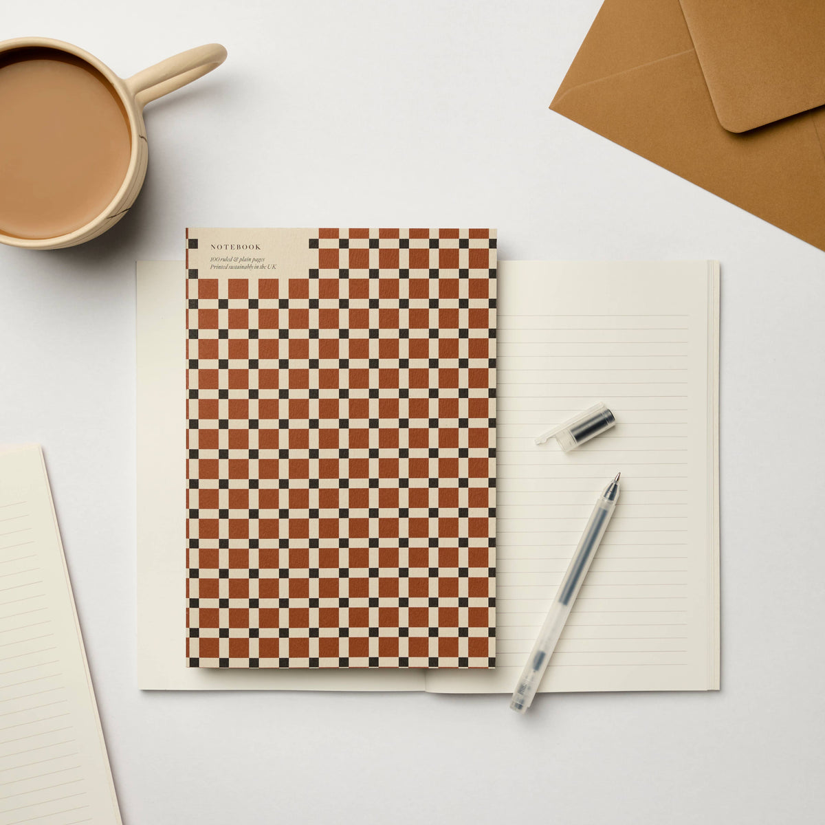 A5 Brugge Tile Ruled + Plain Notebook – Kate Sheridan