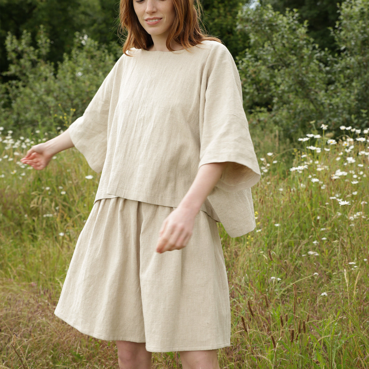 Wheat Linen Edie Top – Kate Sheridan